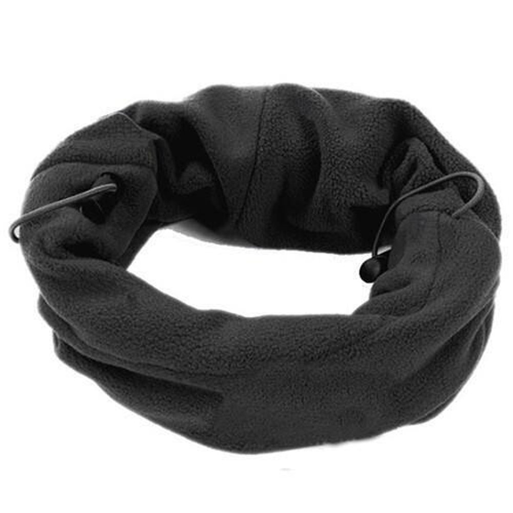 Балаклава-шарф флис black