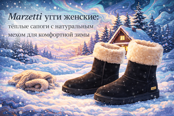 Marzetti угги женские: тёплые сапоги с натуральным мехом