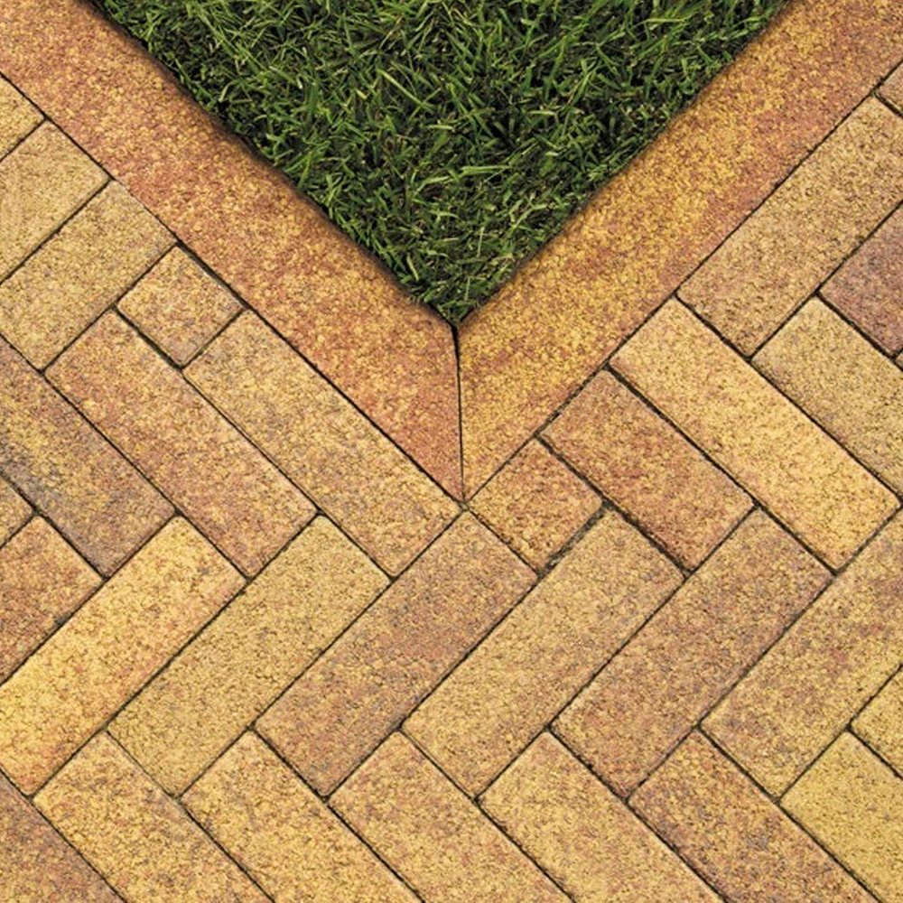 Тротуарная плитка ПАРКЕТ - Листопад гранит Осень