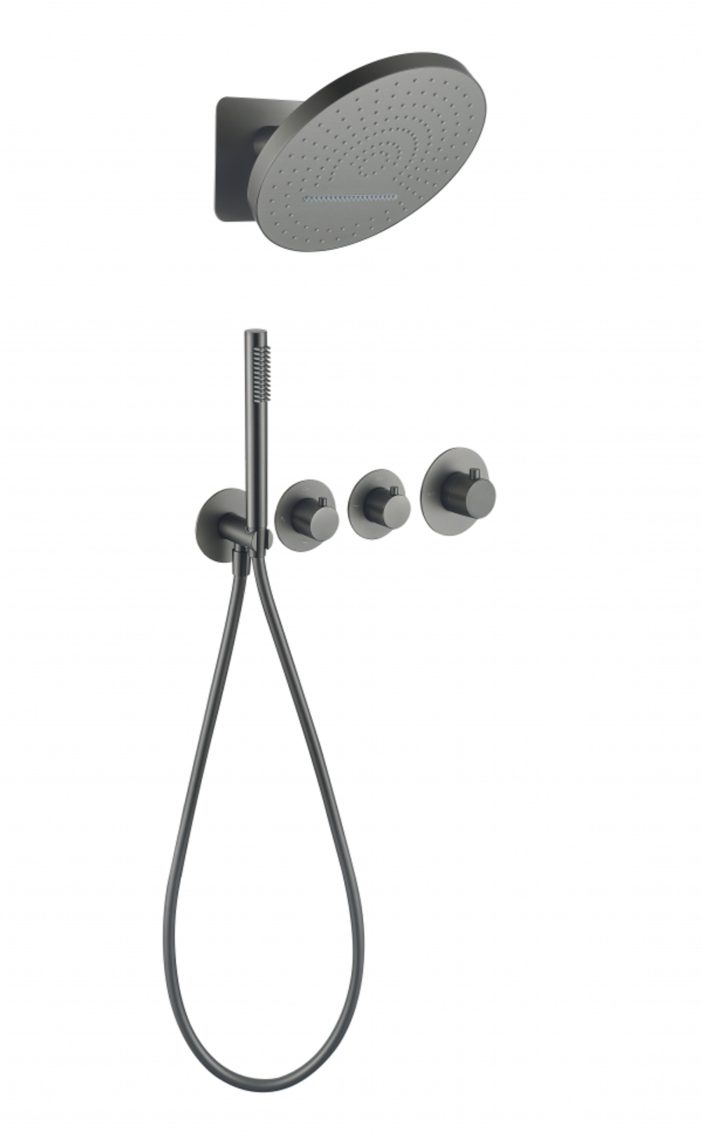 Душевая система скрытого монтажа Grocenberg GB5020BG  с Термостатом Vernet (Франция)