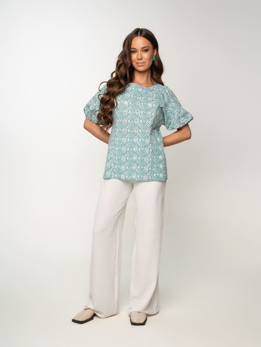 Костюм Мелодия лета (мятно-белый) К15896-5М LT Collection