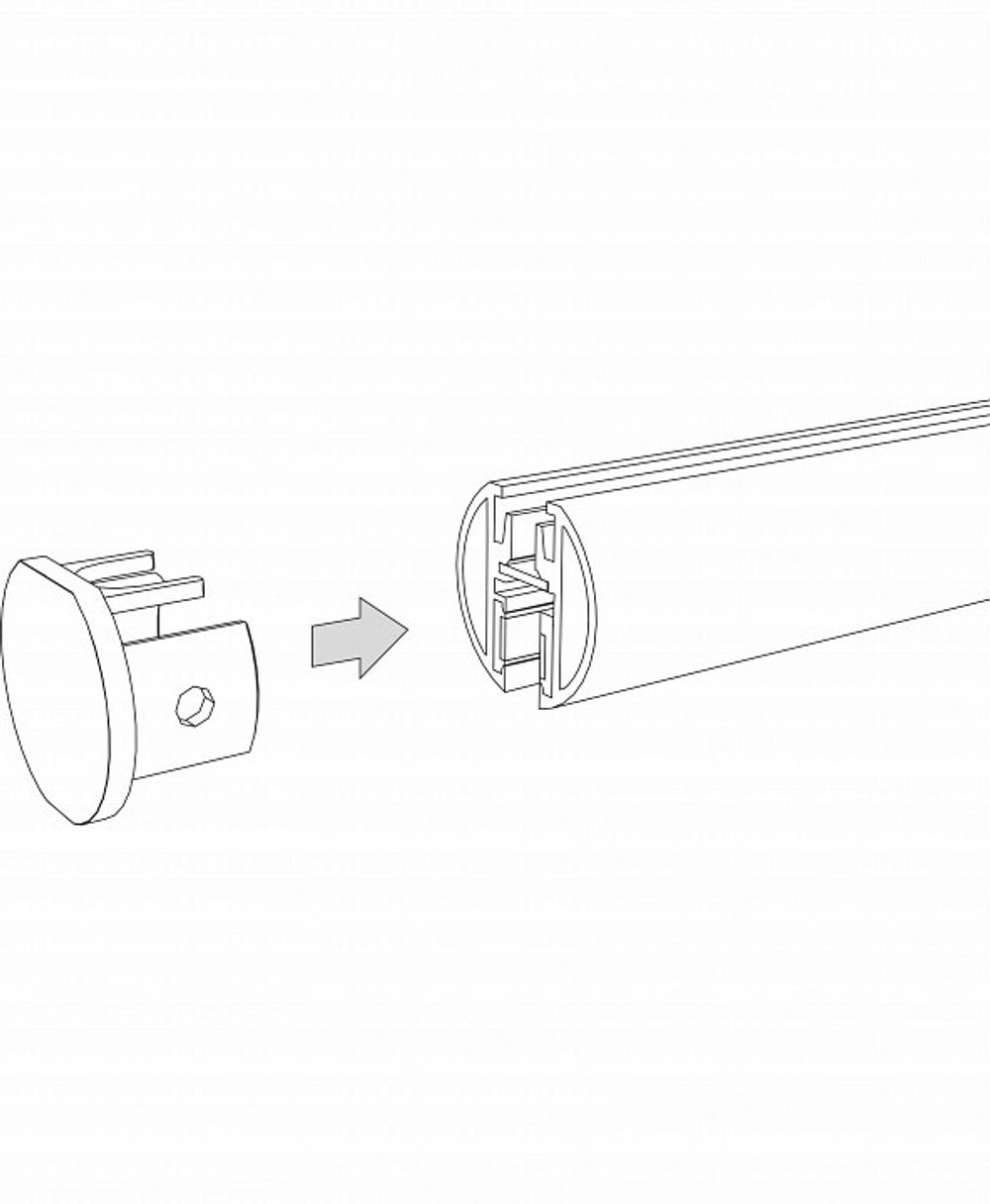 Заглушка для трека Elektrostandard Mini Magnetic a067267