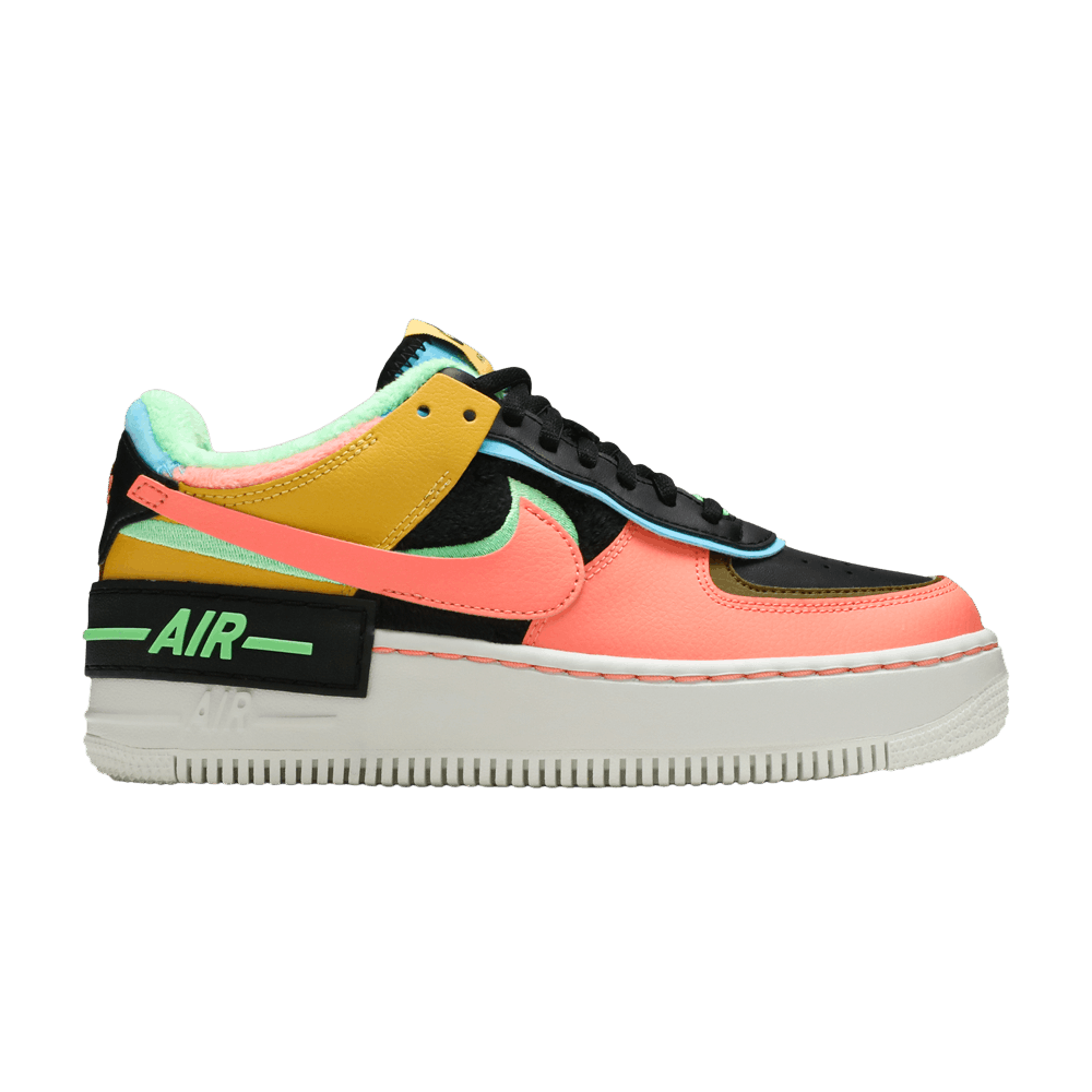 Кроссовки Nike Air Force 1 Low Shadow Se "Olive Flak" (Женская размерная сетка)