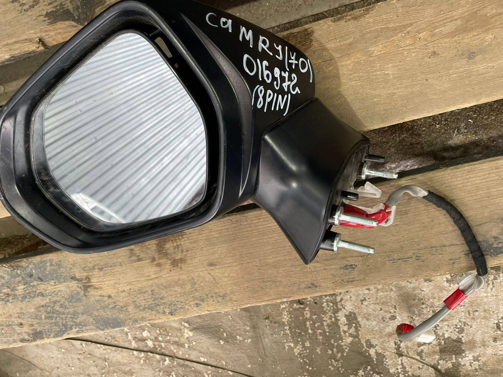 Зеркало левое 8 pin Toyota Camry (XV70) 17-нв Б/У Оригинал