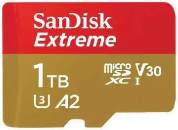 Карта памяти SanDisk 1Tb Extreme Micro Secure Digital XC Class 10 UHS-I