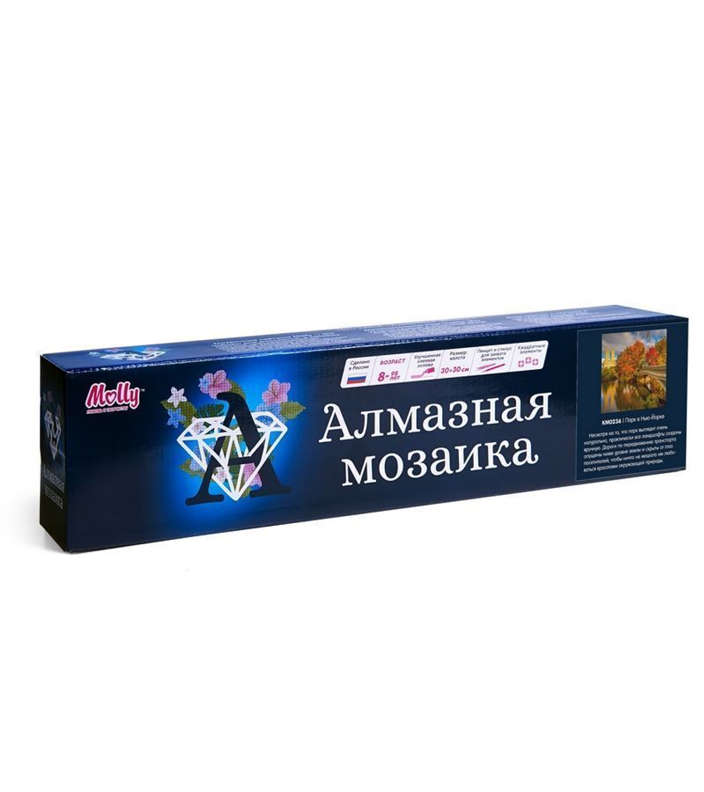 Картина мозаикой 30х30 ПАРК В НЬЮ-ЙОРКЕ (квадрат) (26 цветов)