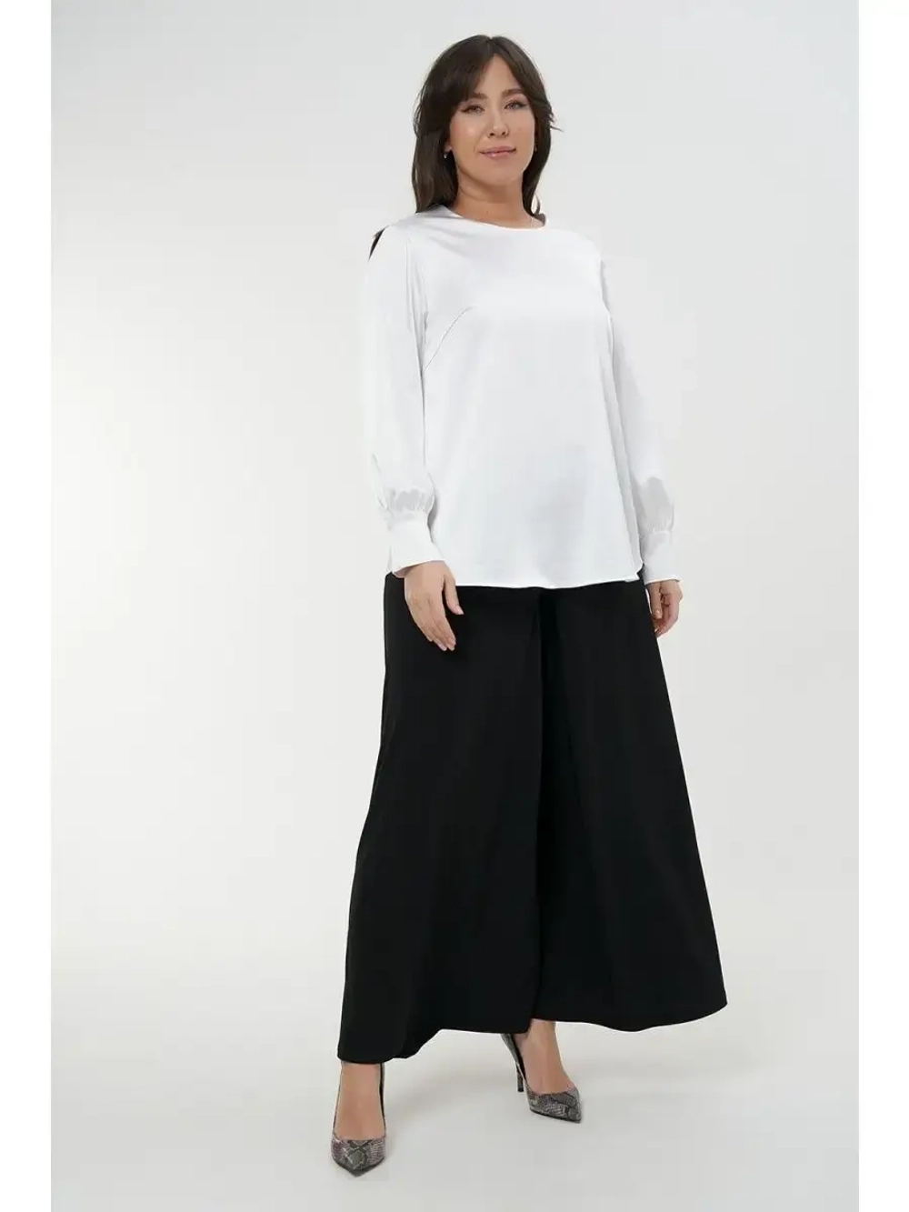 Блузка атласная