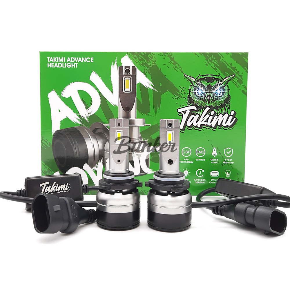 Светодиодные автомобильные LED лампы TaKiMi Advance HB4 (9006) 6500K 12V
