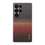 Арамидный чехол MagSafe PITAKA Sunset · Moonrise Edge Case для Samsung Galaxy S25 Ultra Ультратонкий текстурированный чехол из арамидного волокна