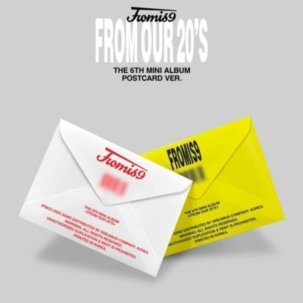 Альбом fromis_9 - FROM OUR 20's 6th Mini Album POSTCARD 2 Version SET