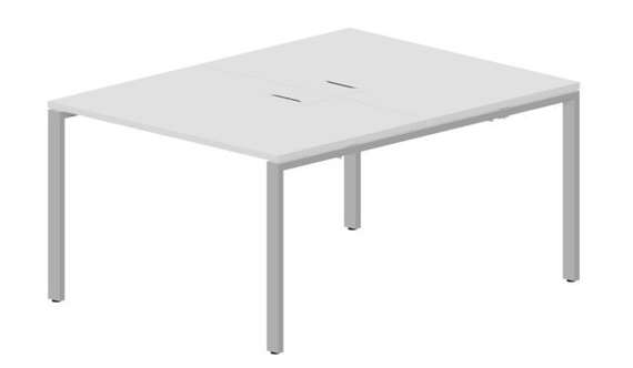 Составной стол Strike на 2 рабочих места 1180х1566х750мм (2 металлических аутлета)