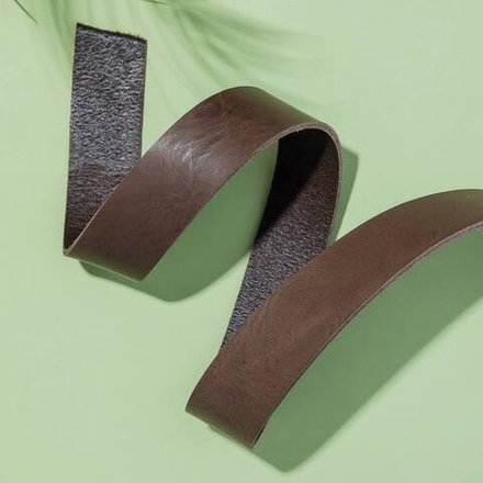 Ременная заготовка Миссури МС32 цв. Молочный Шоколад, толщ. 3,3-3,5 мм