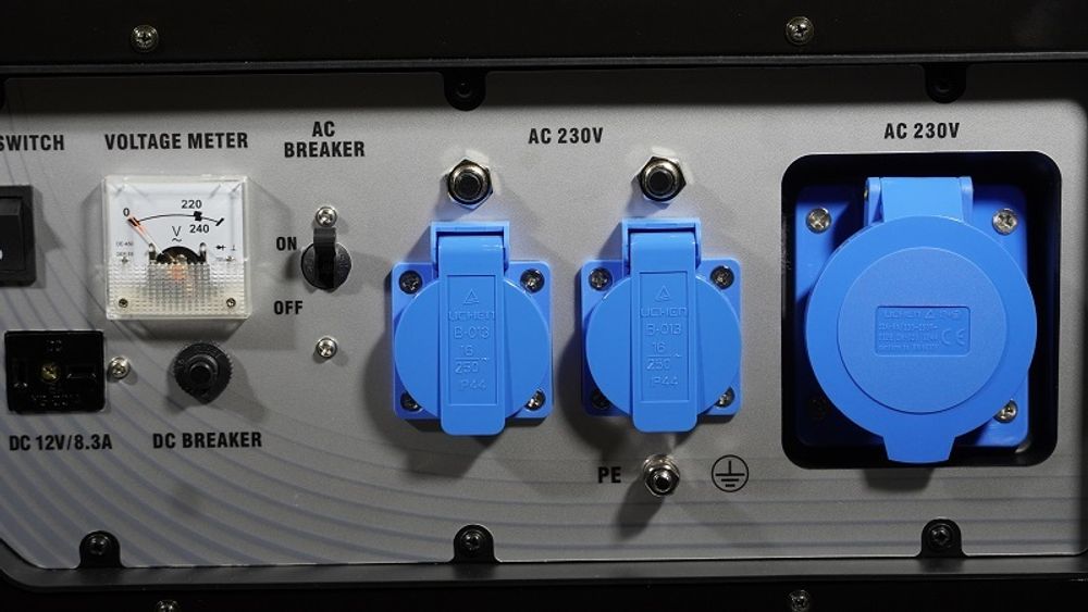 Генератор бензиновый Loncin LC8000-JS - [6 кВт / 220V] однофазный