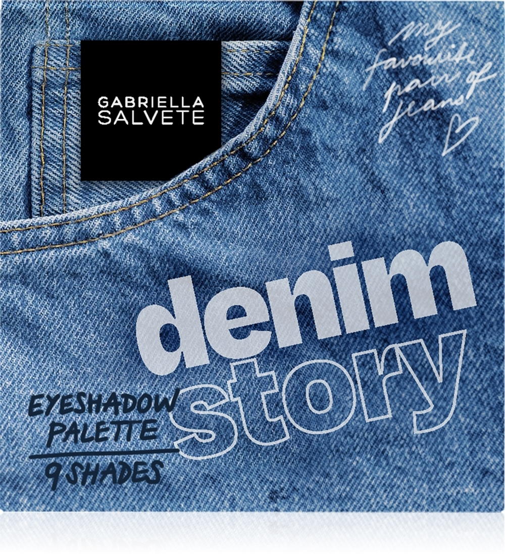 Gabriella Salvete Denim Story - палитра теней для век, 9 g