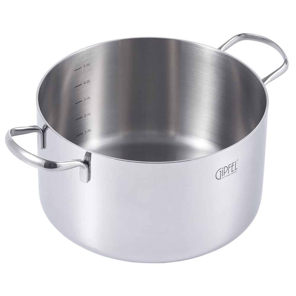 Кастрюля из нержавеющей стали Gipfel Galaxy 51971 24 см/6 л