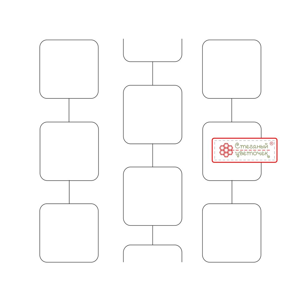 Линейка для стежки №24, 3 мм (aрт. Y24)