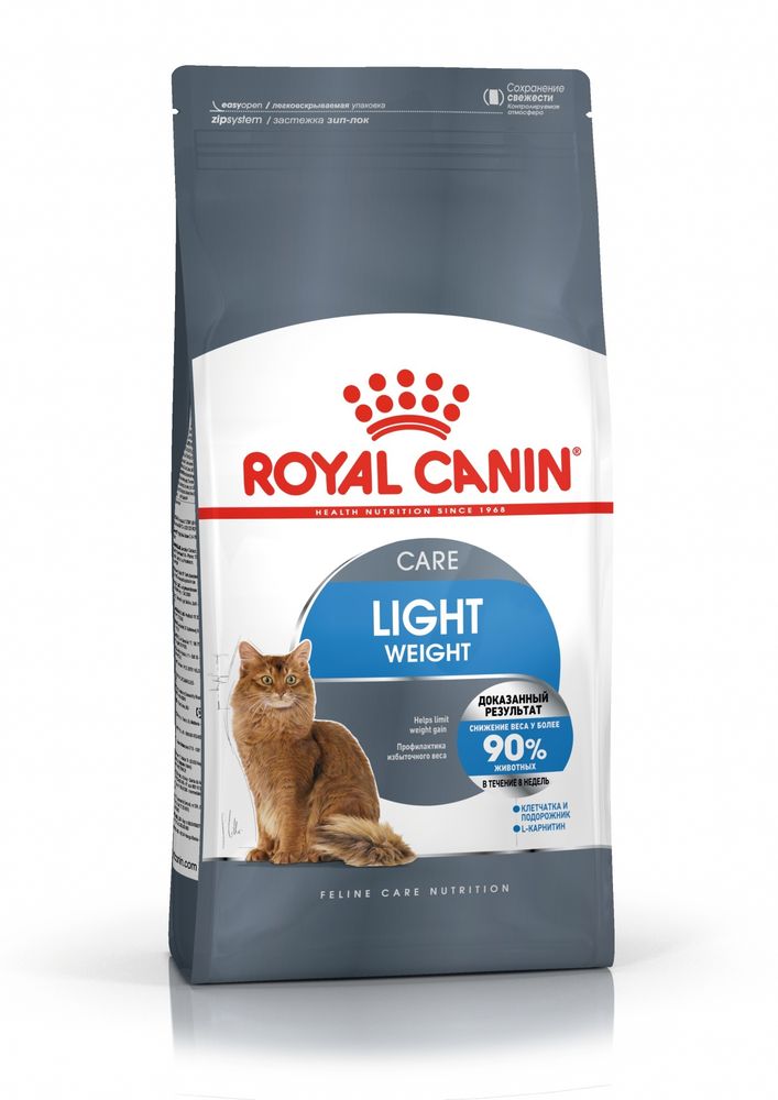 Сухой корм Royal Canin Light Weight Care для профилактики лишнего веса кошек, 1.5 кг