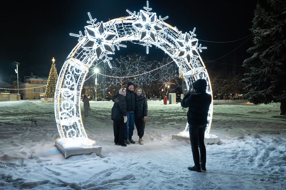 световая арка "Снежная"