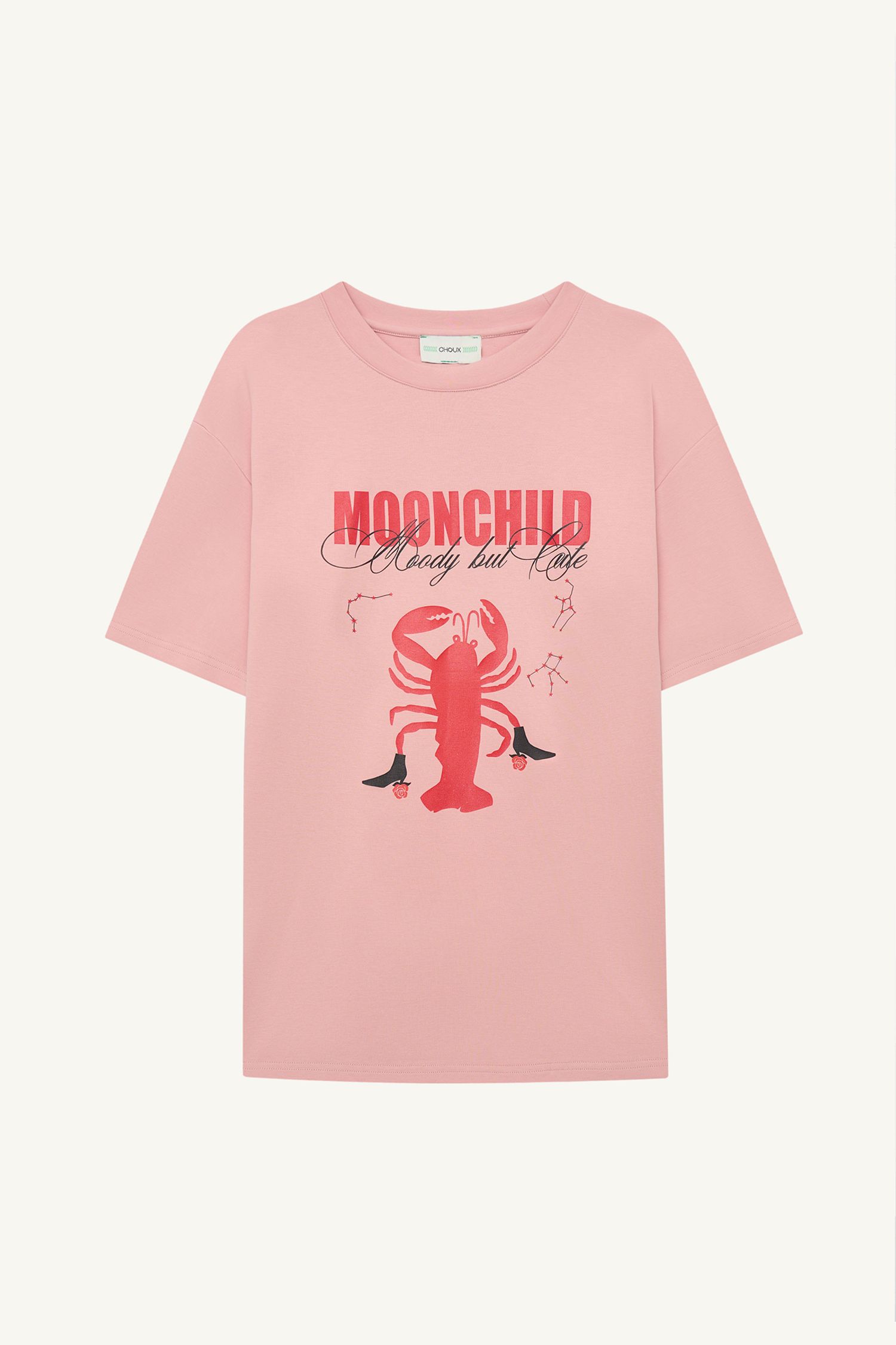 Футболка (ZODIAC CANCER Edition), розовая