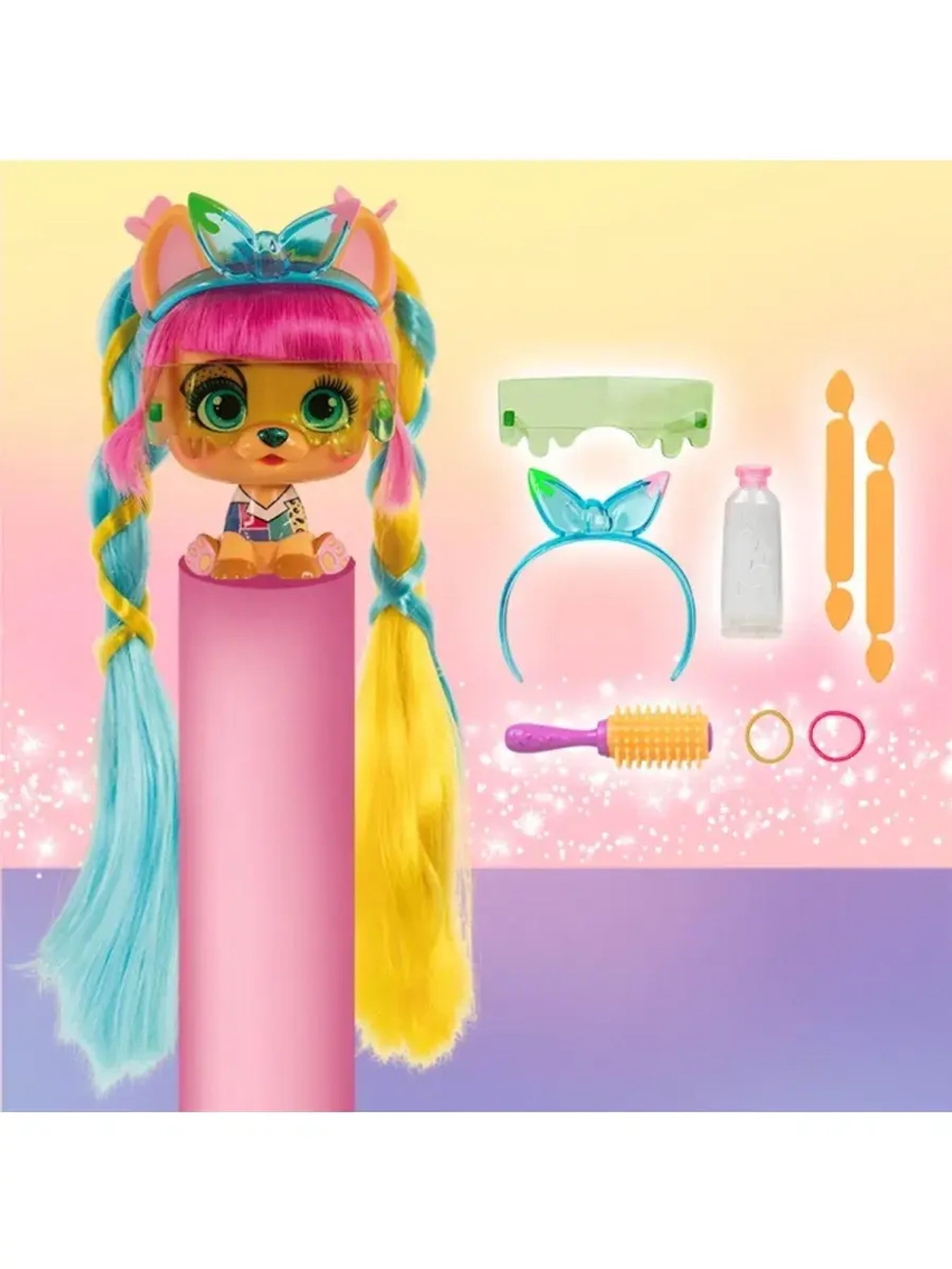 Игрушка Фигурка VIP Pets Color Boost Модные щенки
