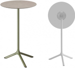 Стол ламинированный барный складной Scab Design Tripe Folding, оливковый, тортора шпатель