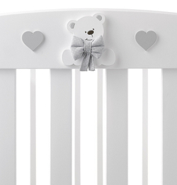 Детская кровать Erbesi Tatino белый/серый