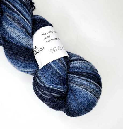 Кауни 8.2, шерсть 100%, 400 м в 100 гр (деним)