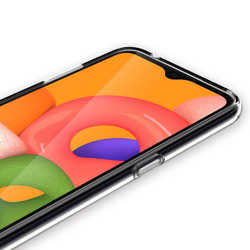 Чехол ROSCO для Samsung Galaxy A01;Samsung Galaxy M01 оптом (арт. SS-A01-TPU-TRANSPARENT)