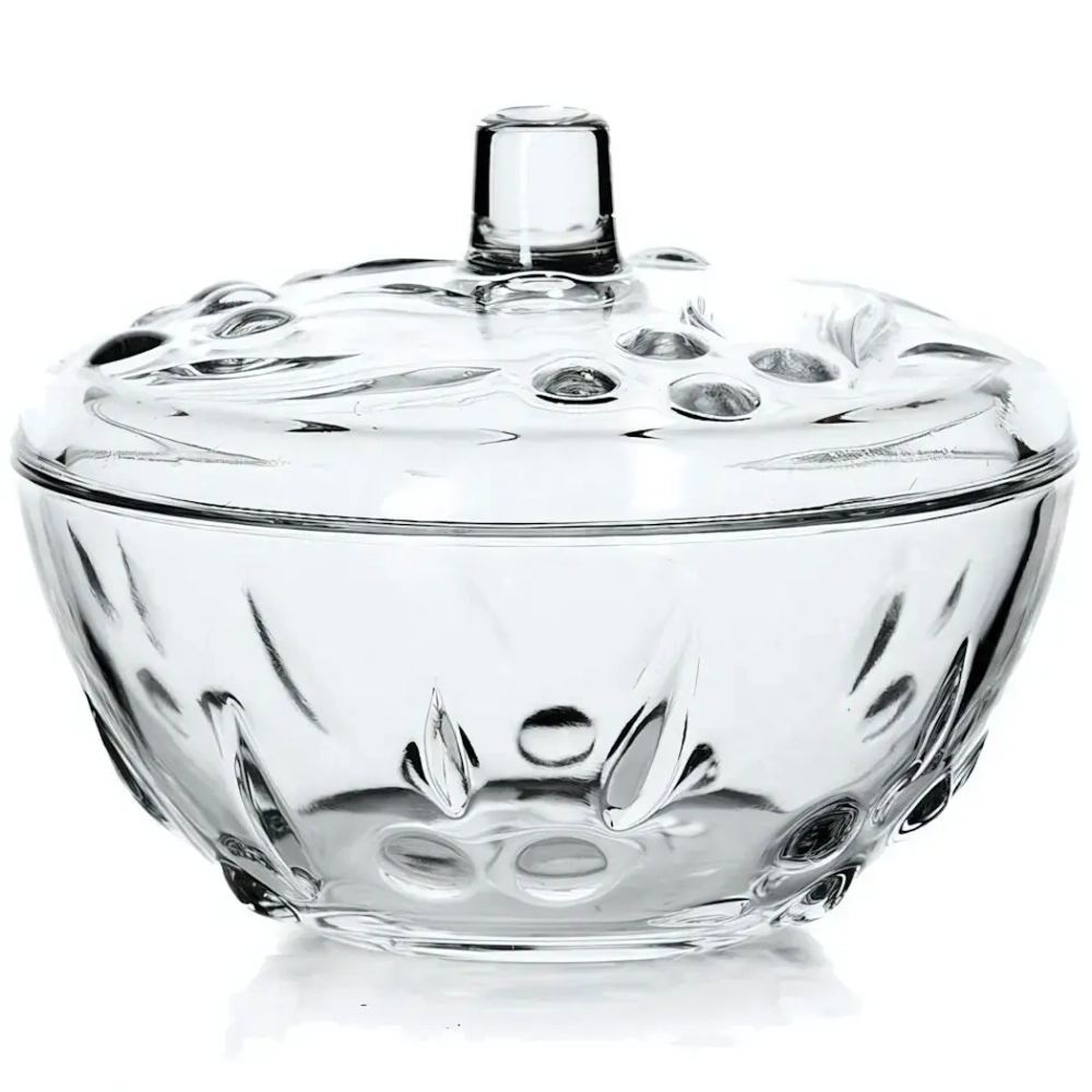 Сахарница стеклянная 14см «Перла» 97236B