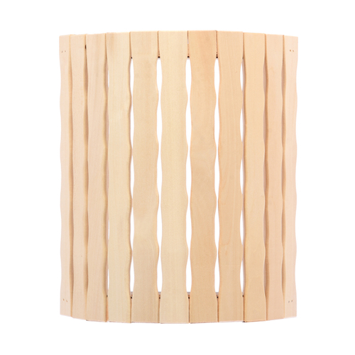 АБАЖУР для светильника угловой "КОСИЧКА" 27*11*31 СМ, ЛИПА (1/3) "БАННЫЕ ШТУЧКИ" 32318