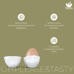 Набор подставок для яиц tassen oh please & tasty, 2 шт, белый