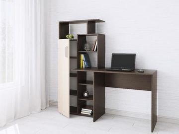 Стол письменный  КВАРТЕТ-7 венге / дуб молочный