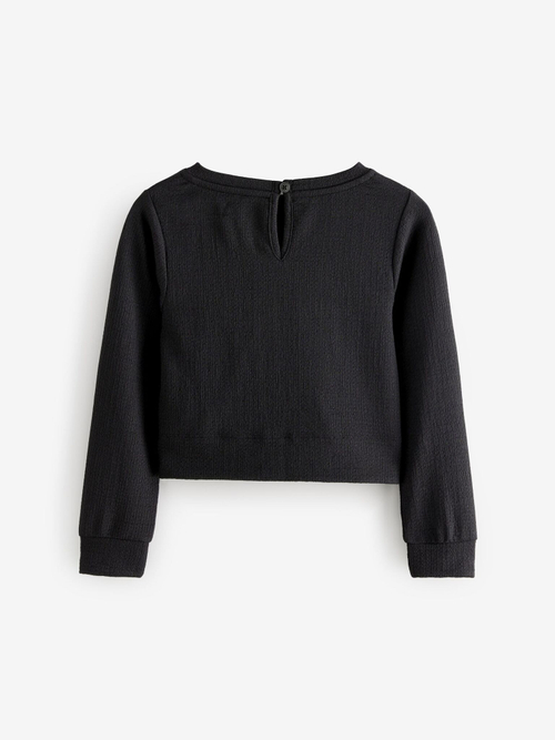 Лонгслив для девочки Next AV3-069, Черный