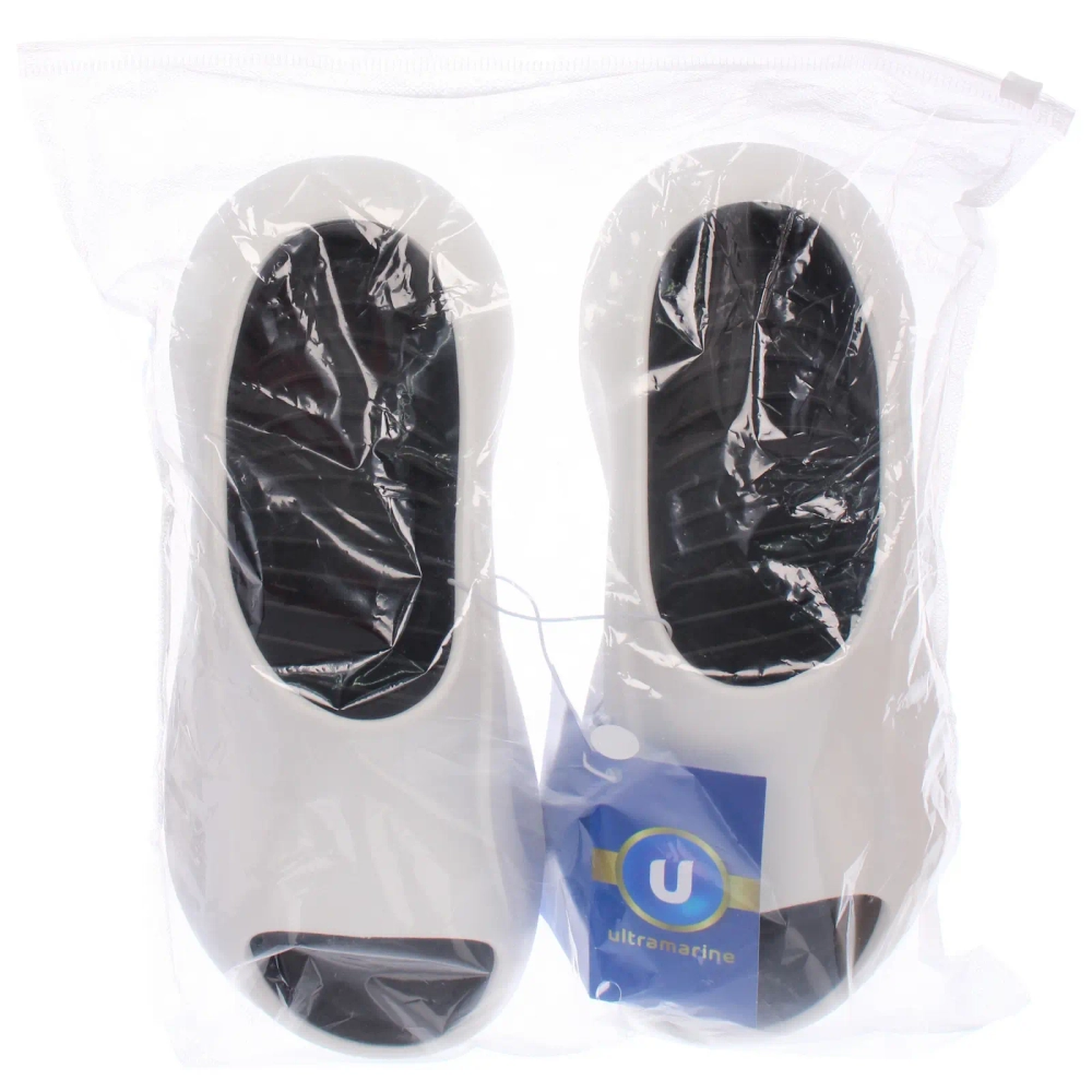 Шлепанцы мужские «PRIME», цвет белый, черная стелька, р-р 40-41