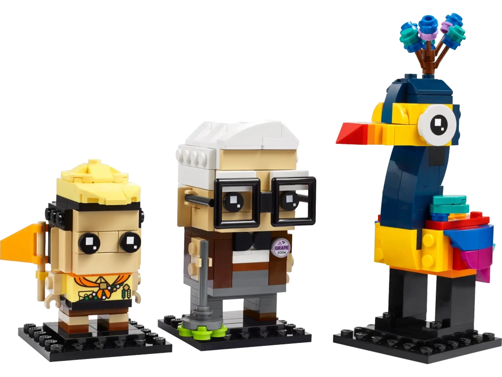 Конструктор LEGO BrickHeadz 40752 Карл, Рассел и Кевин