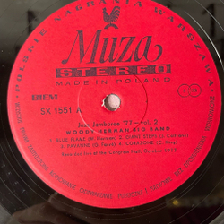 Винтажная виниловая пластинка LP Woody Herman Big Band Jazz Jamboree 77 Vol. 2 (Польша 1977)