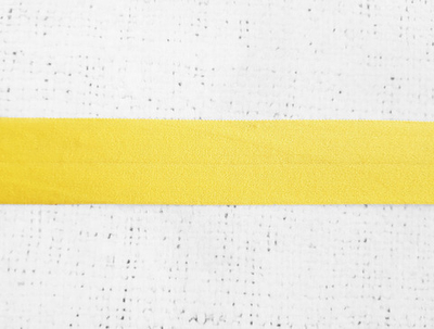 Резинка бельевая (окантовочная) матовая, ш. 2,5 см, жёлтый