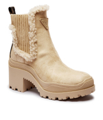 Челси на каблуке YVETTE shearling Guess - кремовый (FLFYVE ESU10)