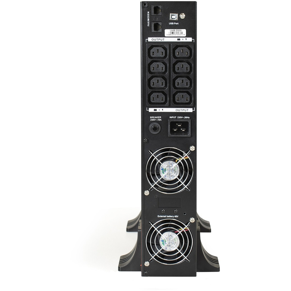 Источник бесперебойного питания  Exegate SinePower UHB-2000.LCD.AVR.1SH.4C13.RJ.USB.2U