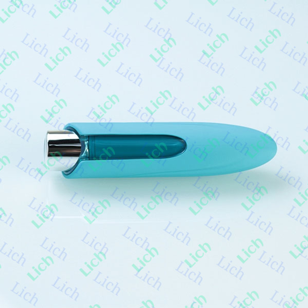 Голубой вибратор со снимающейся насадкой Nyx Key