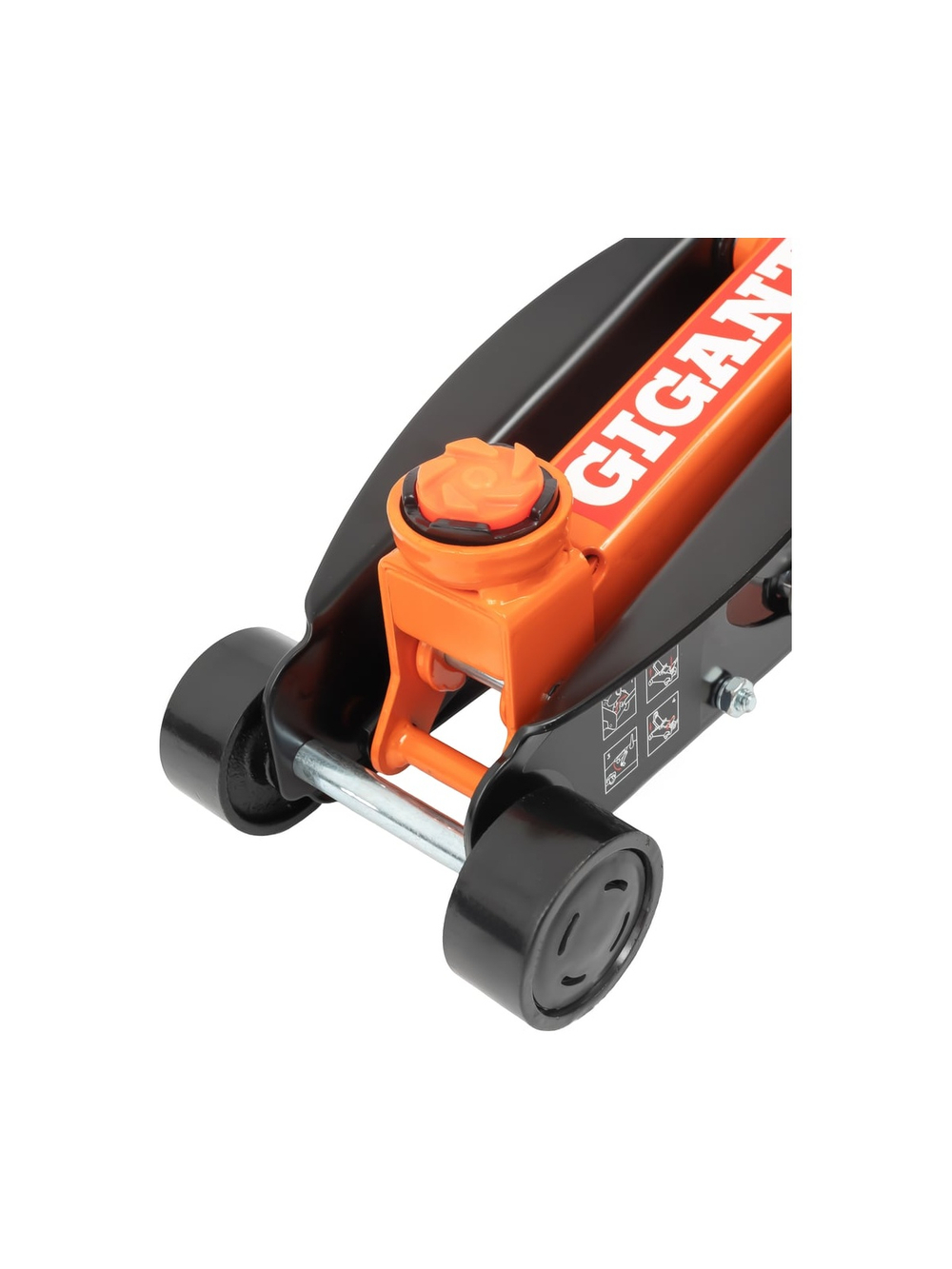 Подкатной гидравлический домкрат Gigant с фиксатором, 2,5т 140-385 мм, в кейсе GSJR-2,5T