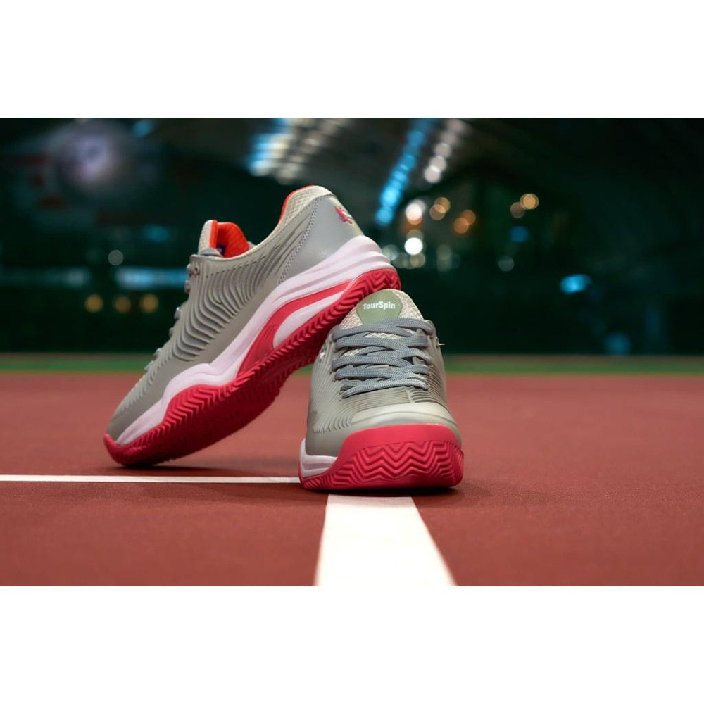 Кроссовки для тенниса Женские TOURSPIN PROGRESS для всех покрытий