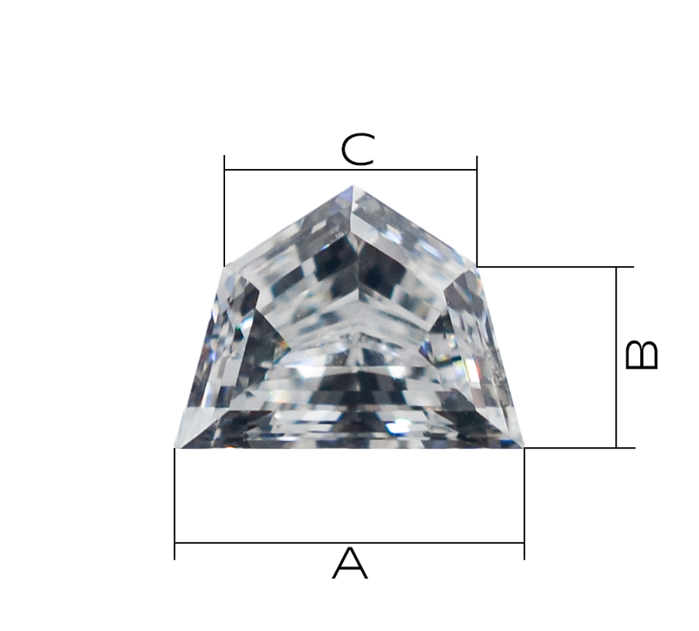 Лабораторно-выращенный бриллиант кадиллак (пара) 0.750 ct