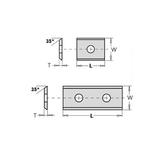 Нож твердосплавный 50x12x1,5 KCR08 / CTK ST 790.500.00