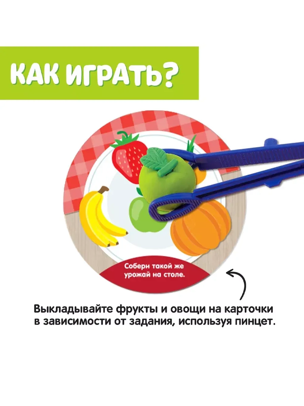 Набор для сортировки-сортер Вкусная тарелка