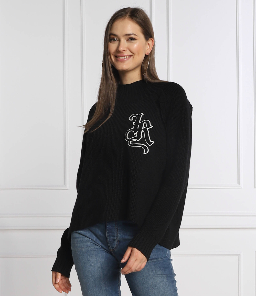 свитер moron John Richmond - черный(RWA22053MA)