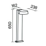 Ландшафтный светильник Outdoor O443FL-L12GF3K