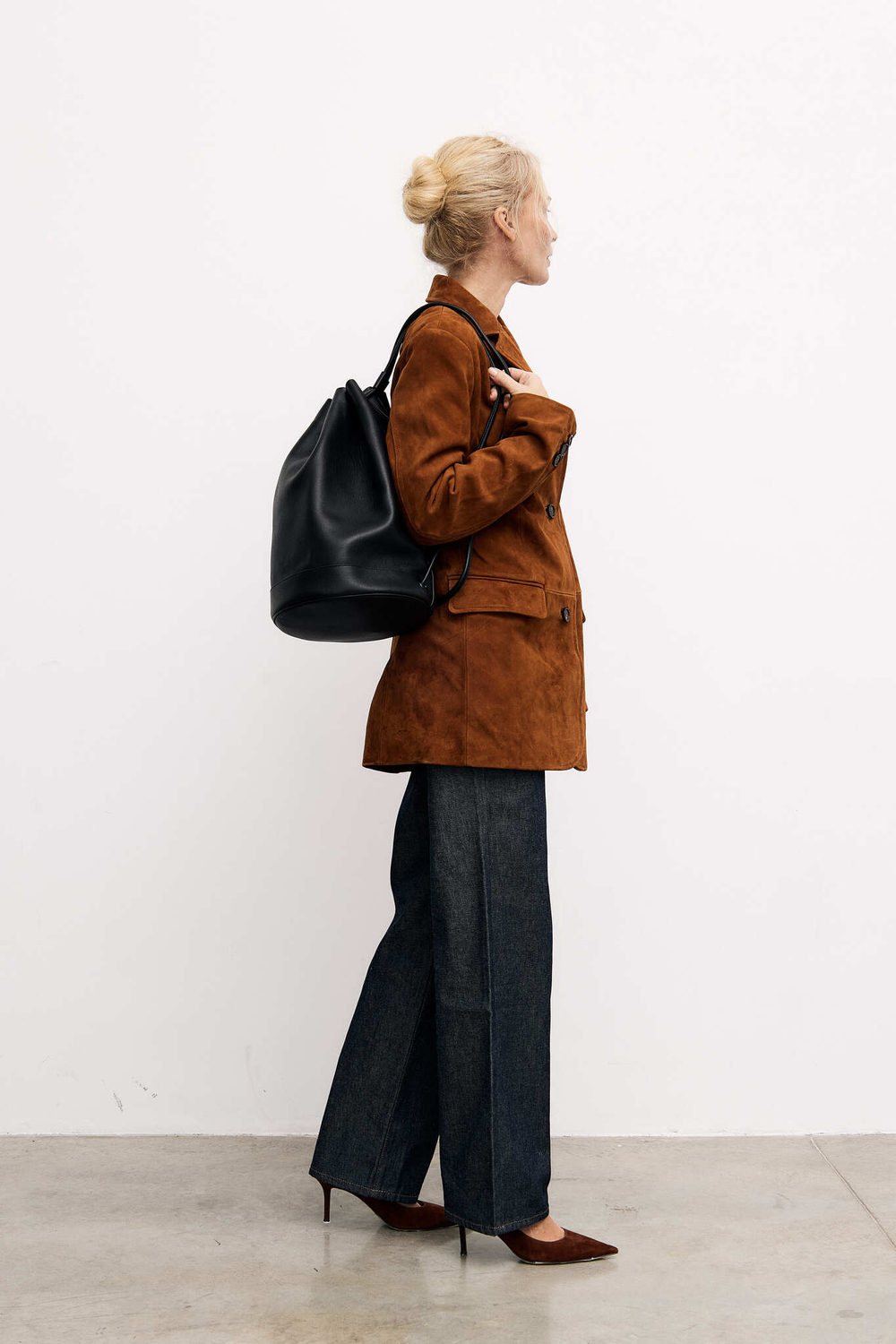 Backpack TRAVEL NEW black amber color