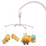 Карусель муз. Mioshi Baby "Пушистые зверята" (музык., заводн., мягк. игрушки)