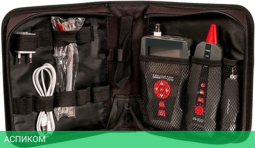 Тестер Lanmaster LAN-PRO-L/TPK-POE оранжевый